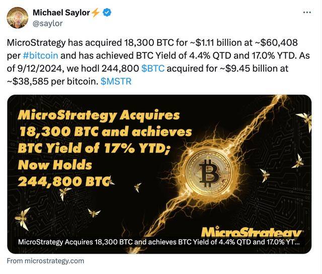 靠炒币赚钱<strong></p>
<p>智能炒币</strong>？比特币“大户”MicroStrategy再加仓 持币总价值达146亿美元