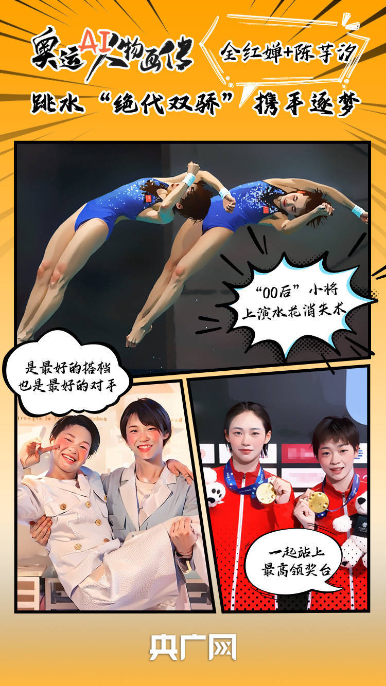 奥运AI人物画传丨说拿捏就拿捏<strong></p>
<p>币姐说</strong>！凭什么是这对“小孩姐”？