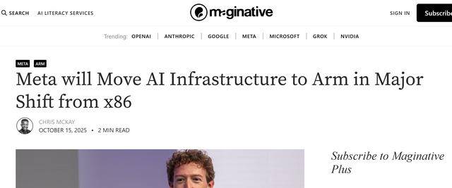 Meta 与 Arm 深化战略合作<strong></p>
<p>FIL</strong>，AI 排名推荐系统将采用 Arm Neoverse IP 芯片